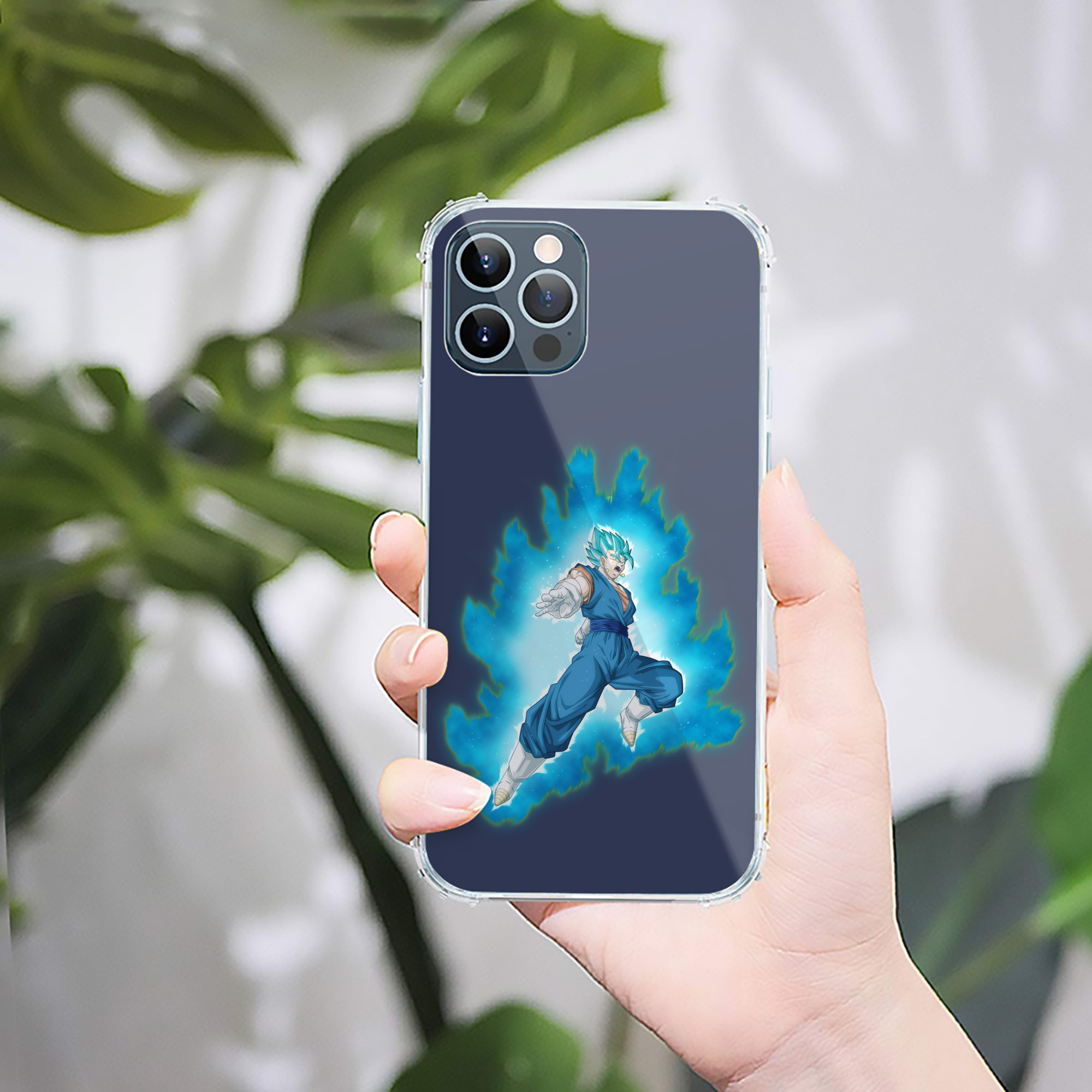 （画像用） ドラゴンボール ベジット DRAGON BALL Vegetto 【iPhone 12シリーズ対応】透明スマホケース（クリアソフトケース）